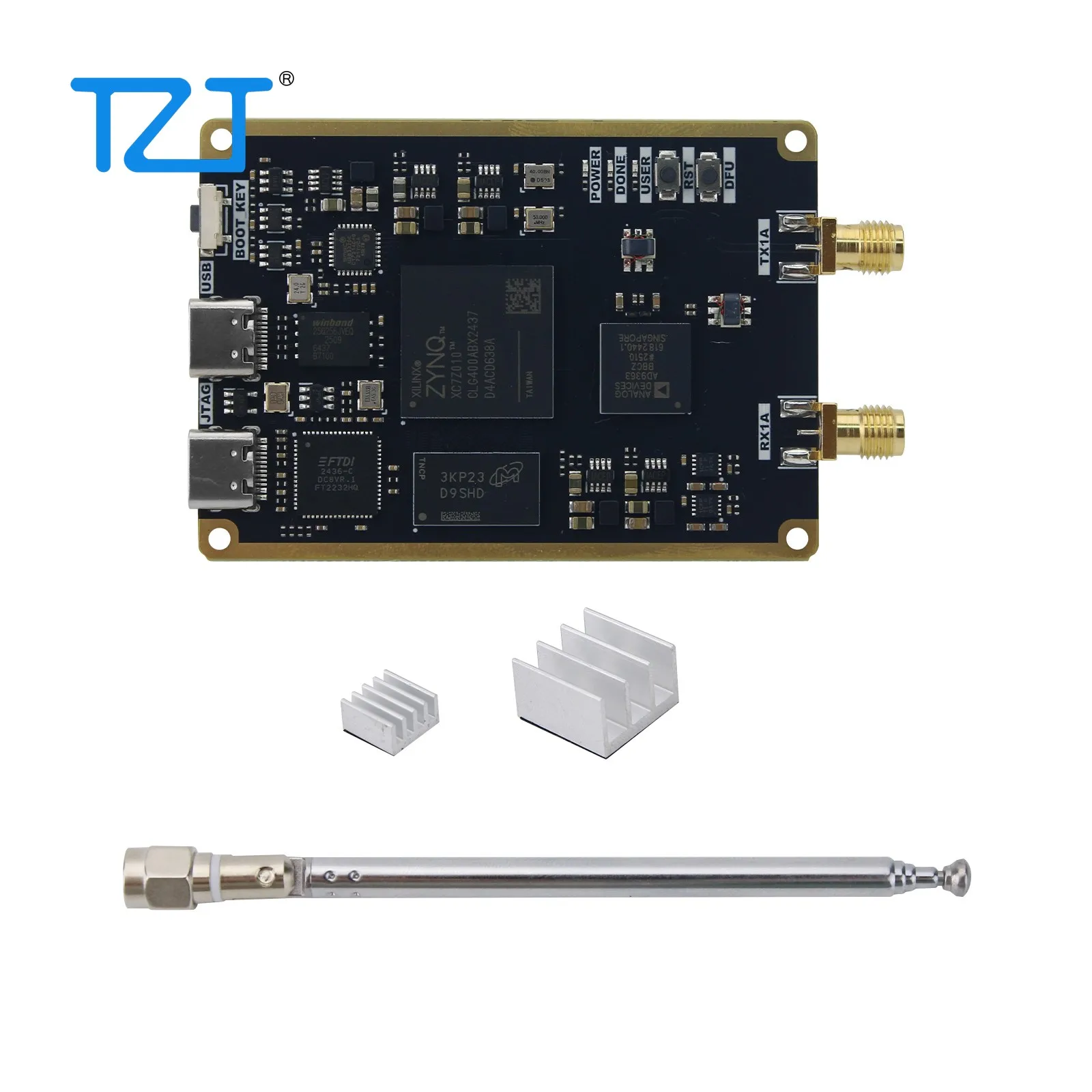 TZT 7010-SDR Single Send And Single Receive Version Development Board Supports FLASH And JTAG Boot Mode