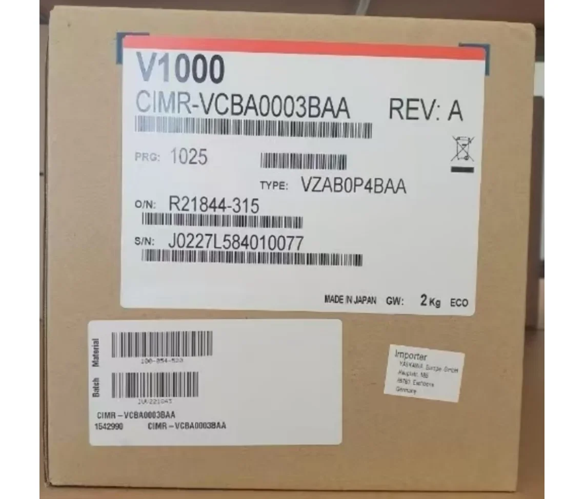 New CIMR-VCBA0003BAA Servopack Servo Driver 12 Months Warranty CIMR VCBA0003BAA