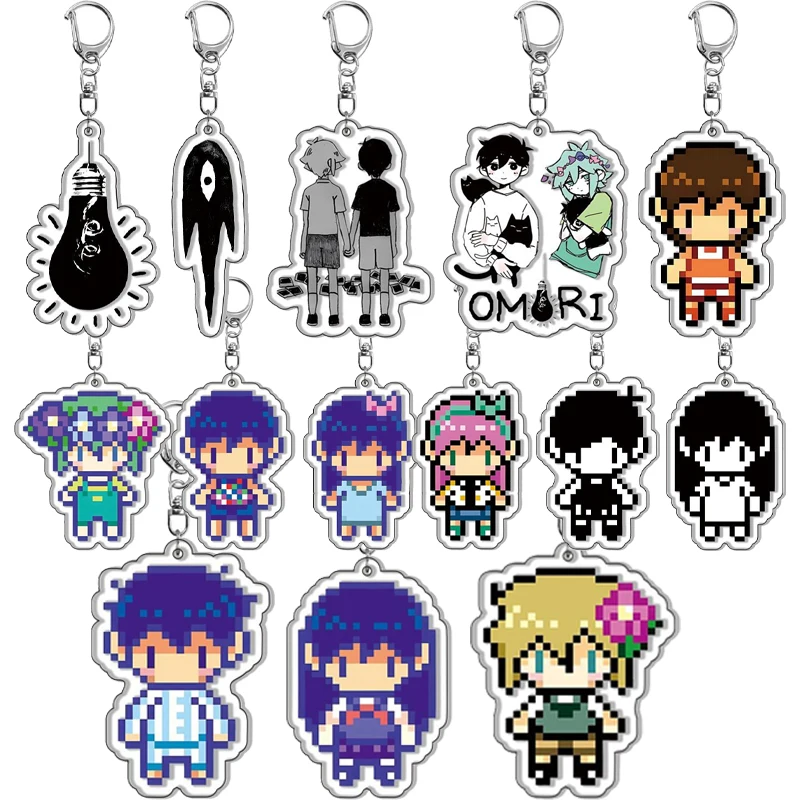 

Аниме модные персонажи фигурка Q версия пиксельный акриловый брелок для женщин и мужчин милые аксессуары с героями мультфильмов сумка очаровательные украшения подарочная игрушка