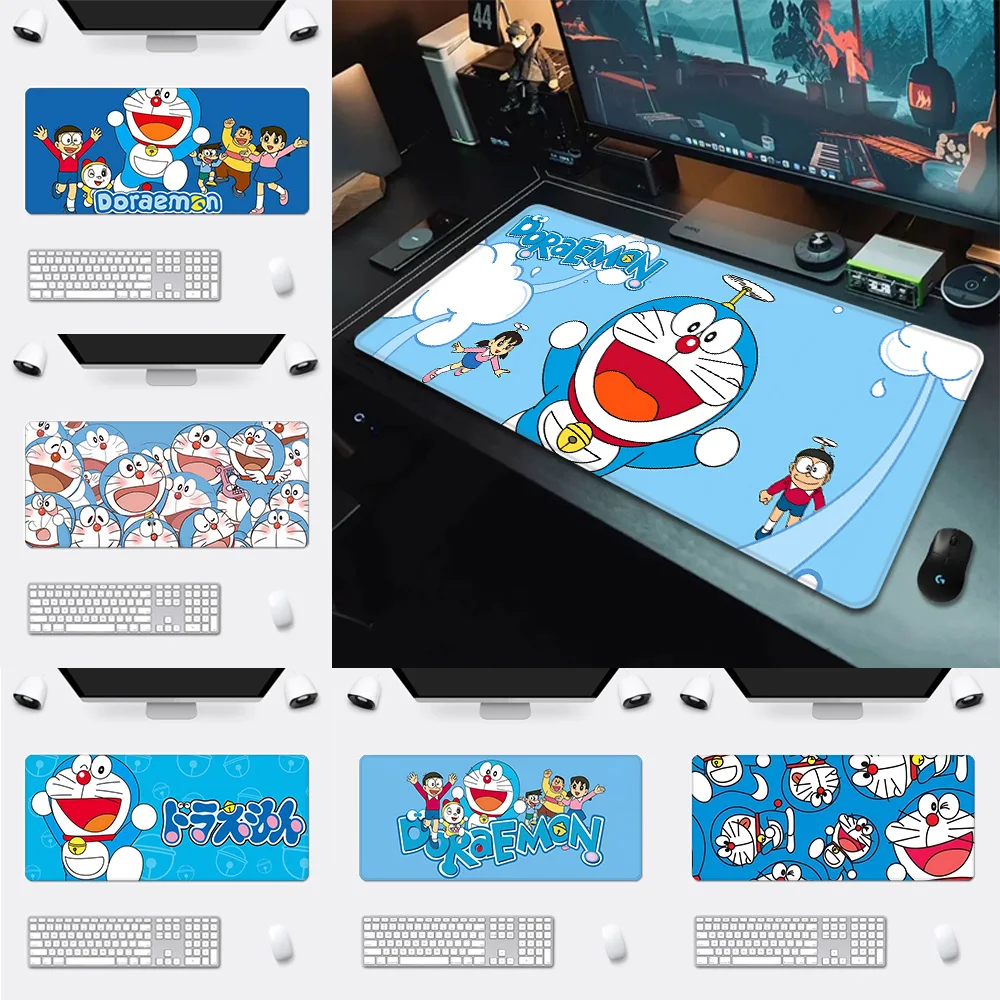 

Cute Anime Mousepad HD Printing Computer Gamers Locking Edge Non-slip Mouse Pad For D-Doraemons XXL90x40cm Keyboard PC Desk Pad