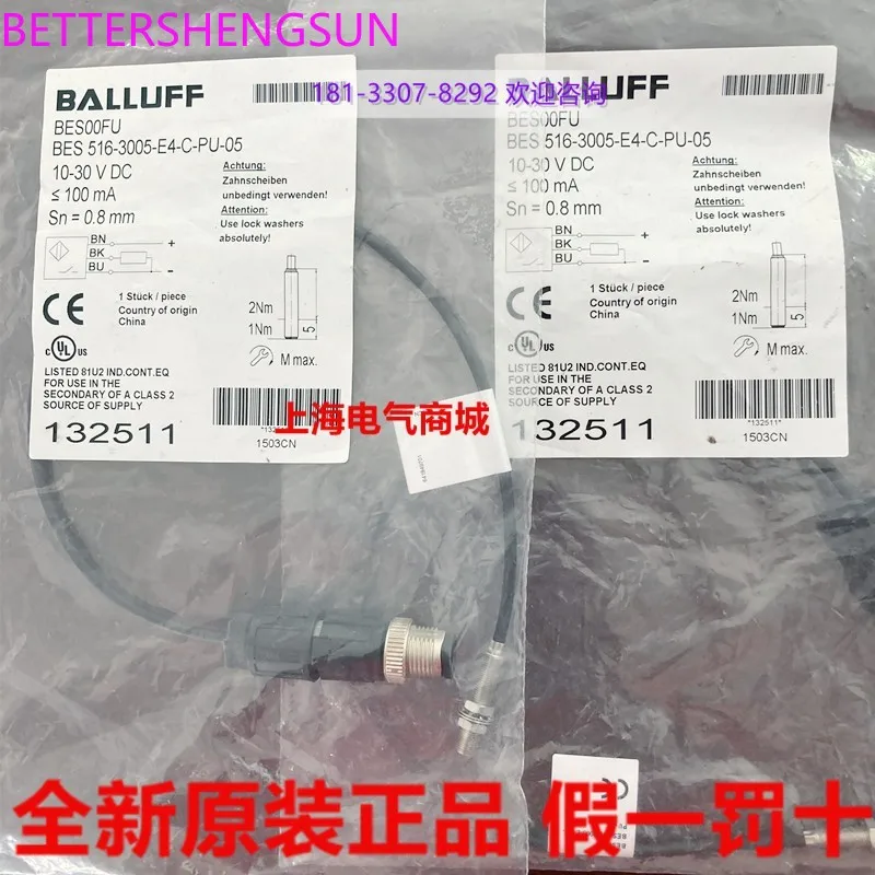 Original Bes00fu Proximity Sensor BES 516-3005-e4-c-pu-05