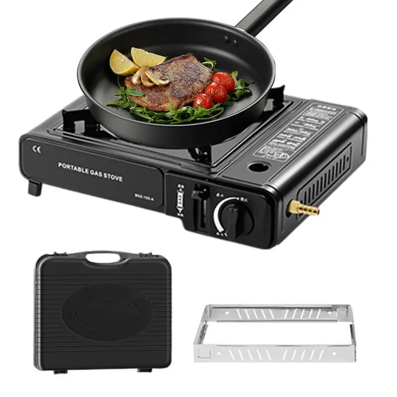 

Portable Stove For Camping Outdoor Camping Stove Single Burner Small Heat Resistant Heater For Backpacking Hiking Patio Campfire