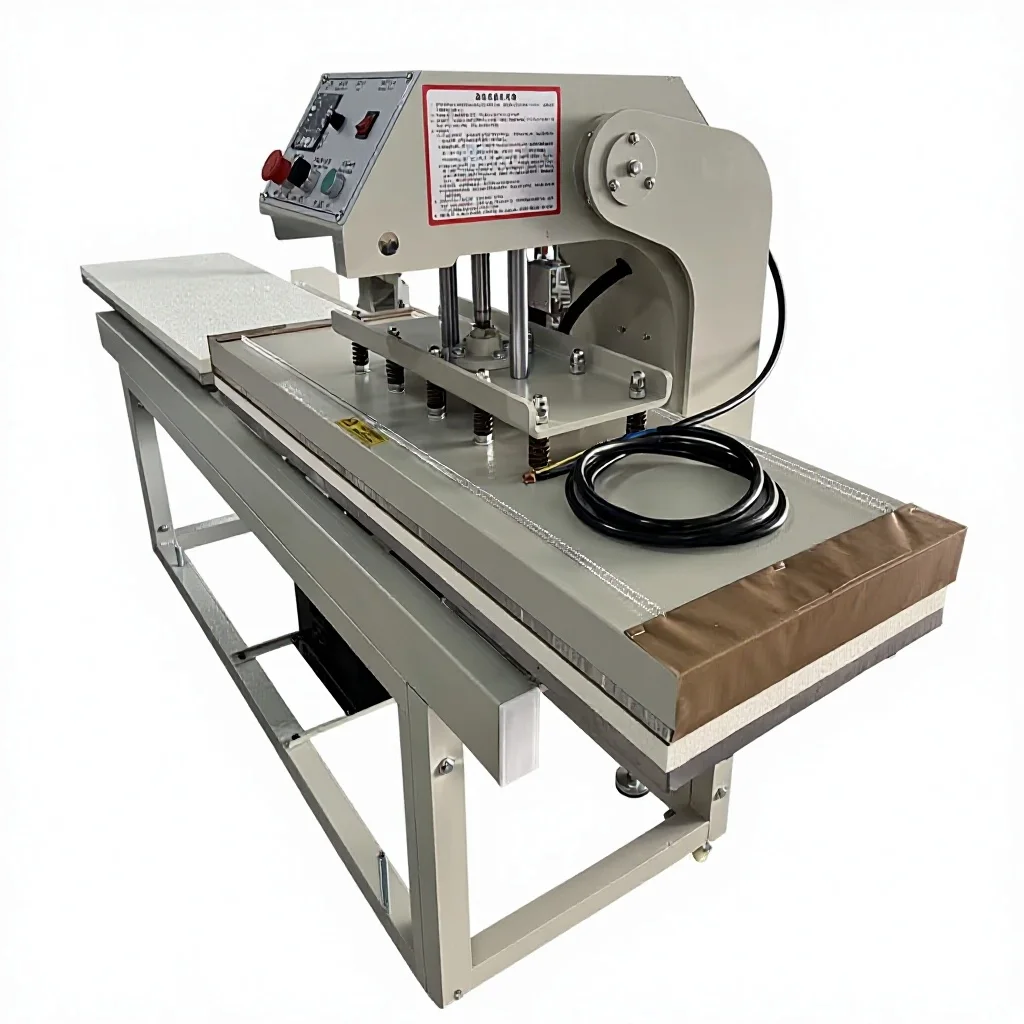 Heavy Duty High Pressure Hydraulic Heat Press 40x120 Dual Plates Rhinestone Crystal Motif Setting Machine for Textile