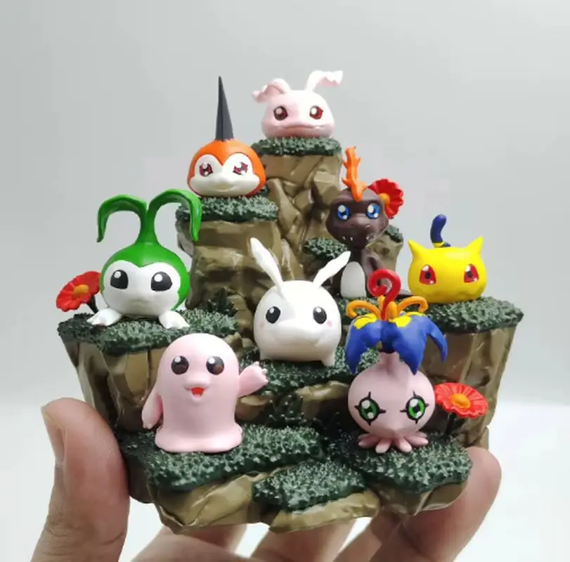 

Gk Digimon Adventure Spiritual Pet Childhood And Rockery Scenes Anime Figure Statues Collectibles Ornaments Childrens Toys Gifts