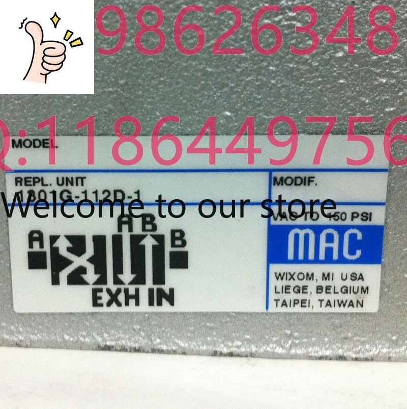 

Американский электромагнитный клапан MAC, клапан 1301G-112D-1 Spot, оригинальный, подлинный