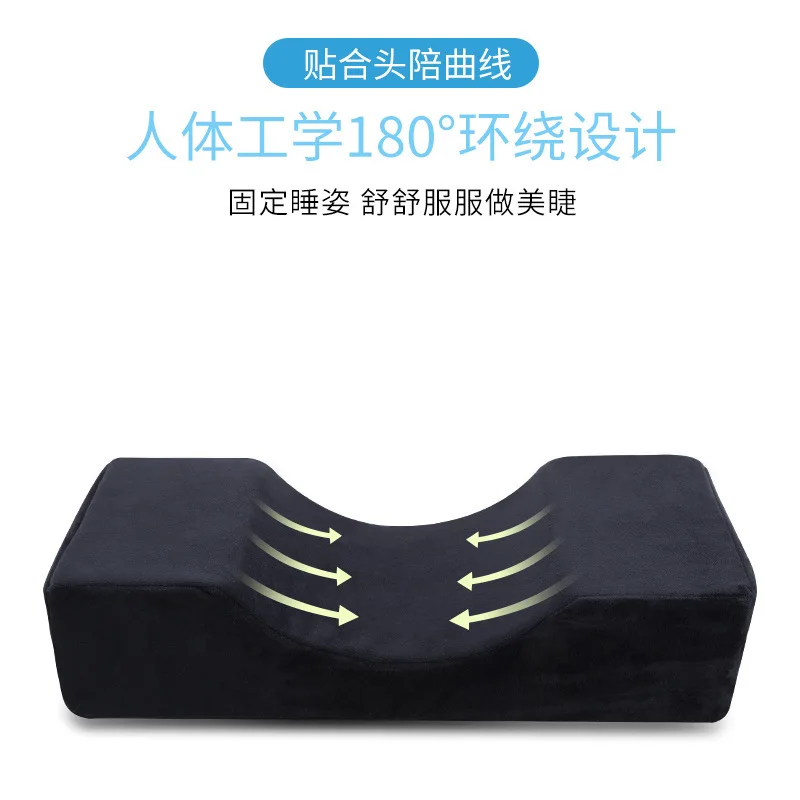 Eyelash Extension Pillow With Acrylic Lash Pillow Shelf Stand Makeup Salon Grafting Eyelashes Pillow Salon Headrest Neck Support