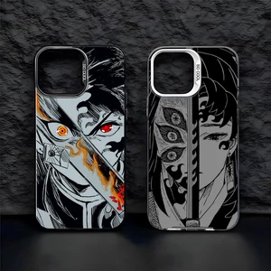 Casing Ponsel Pembunuh Setan Anime Untuk iPhone 16 15 14 13 12 11 Pro Max X XR XSMAX 8 7 Plus Penutup Belakang Tahan Guncangan Matte Permen 10 casing ponsel pembunuh iblis penjualan terbaik iphone - №
