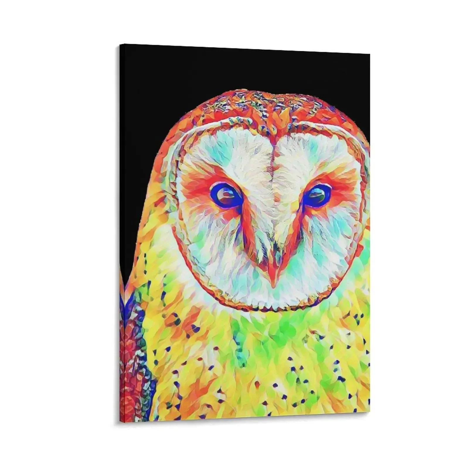 

Owl Eyes Abstract Portrait Painting Art Design Canvas Painting Luxury living room decoration Decorative picture anime figure