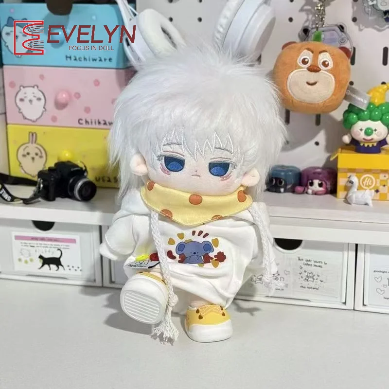 

Evelyn Fashion Costume Change Game 20CM Cotton Doll Clothes Pretty Cute Doll Hoodie Outfit Dress up DIY Accessories Kids Toys