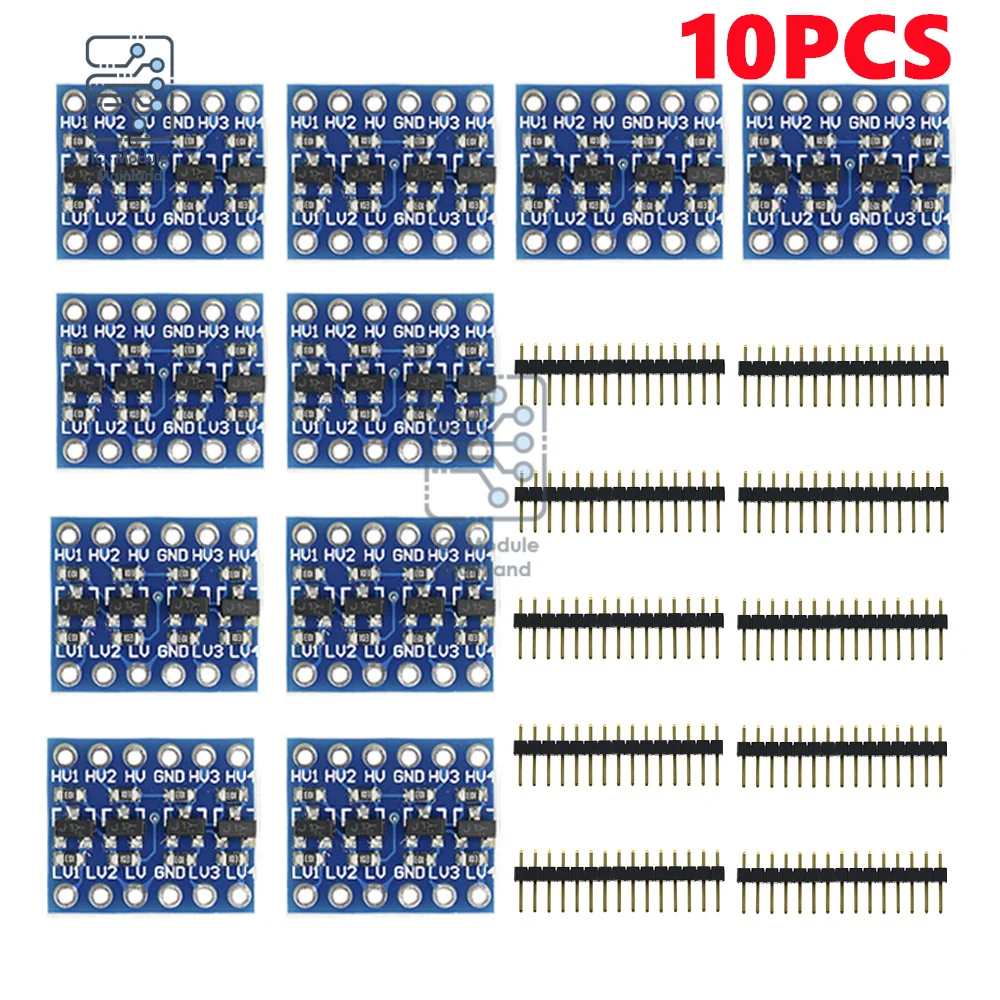 1-20 Stück 4 Kanäle iic i2c Logik-Pegel-Schalt schieber bidirektion ales Modul senkt sicher den 3,5-V-bis 5-V-Wandler für Arduino