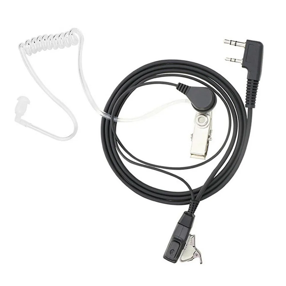 New Air Duct Headset Transparent Radiation-proof In-Ear Headset K-head Line for Baofeng Walkie Talkie Radio Accessories