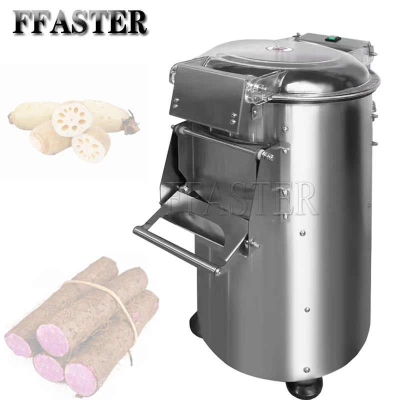 

Factory Price Fruit Vegetable Brush Washing Equipment Cassava Cleaning Ginger Washer Industrial Potato Peeling Machine