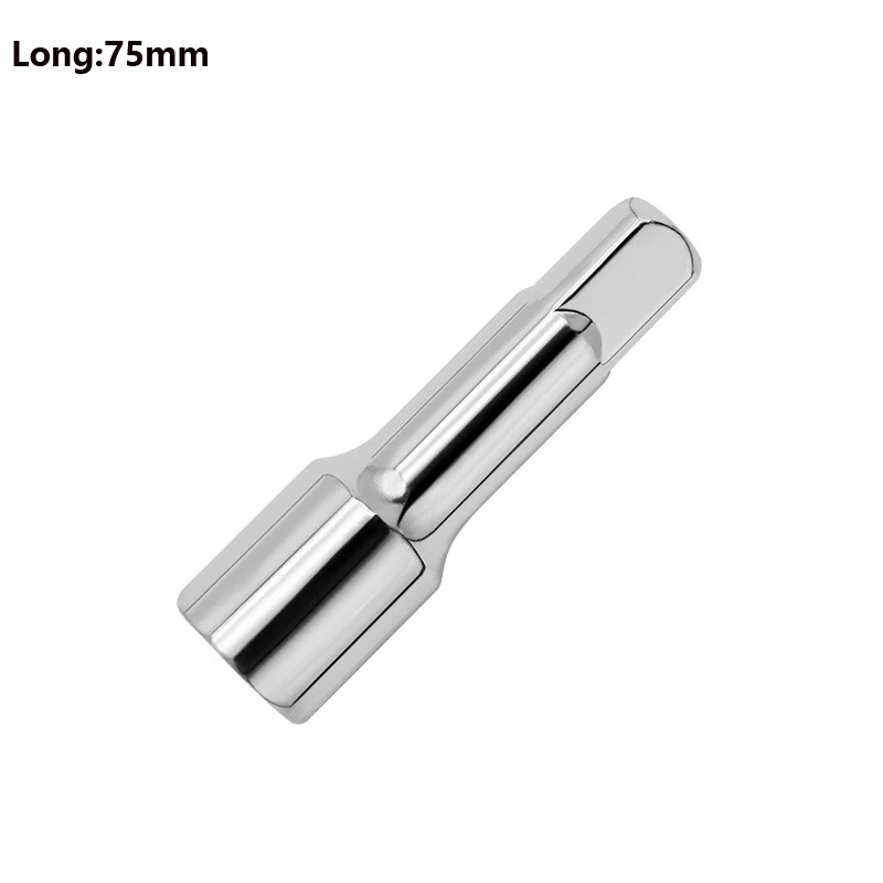 1PC Socket Ratchet Wrench Extension Bar 75/125/ 250 mm Long Steering Sleeve Connecting Rod Accessories Mechanical  Repair Tools