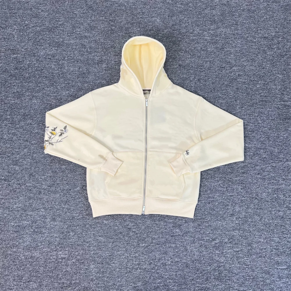 Derschutze Eden التطريز الصوف حديقة عدن زمم سترة البلوز الرجال النساء أفضل نوعية النسيج الثقيل هوديي #2