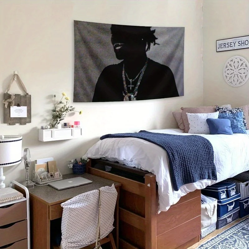 VIKAMA Dark Wind Tapestry A Great Chaos Album Art Living Room Decoration Hip Hop Rap Background Artifact Room Decoration