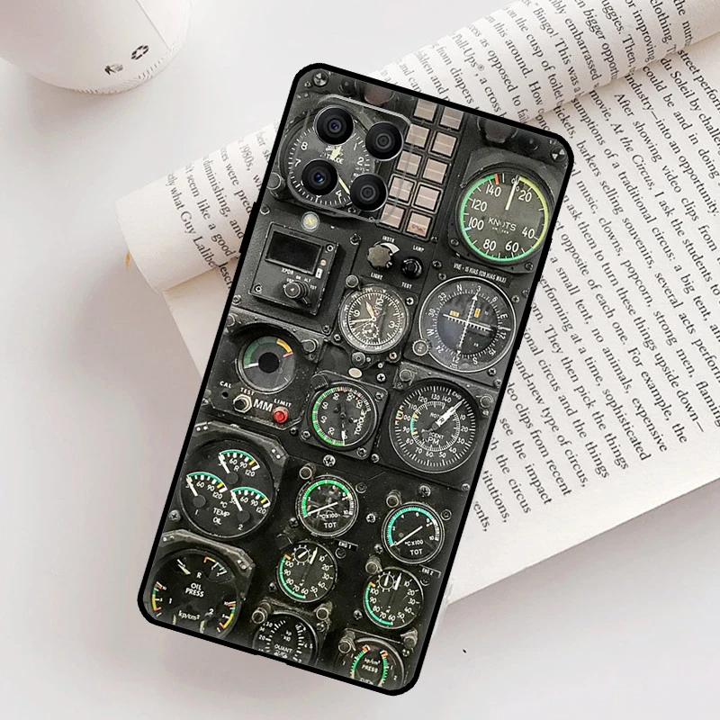 Custodia per strumenti in cabina per elicottero aeronautico per Samsung Galaxy M12 M56 M06 M32 M52 M35 M55 M15 M13 M14 M16 M36 M31 M53 M34 M54