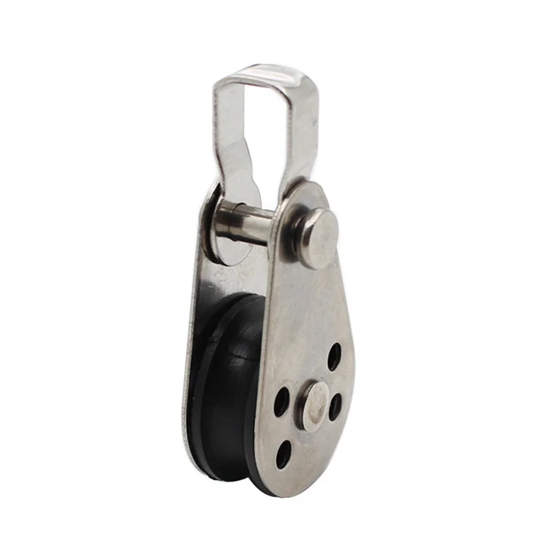 

A03F-20 Pieces Of Stainless Steel Pulley Nylon Pulley Sailing Yacht Ship Pulley Nylon Rope Pulley Rocking Pulley