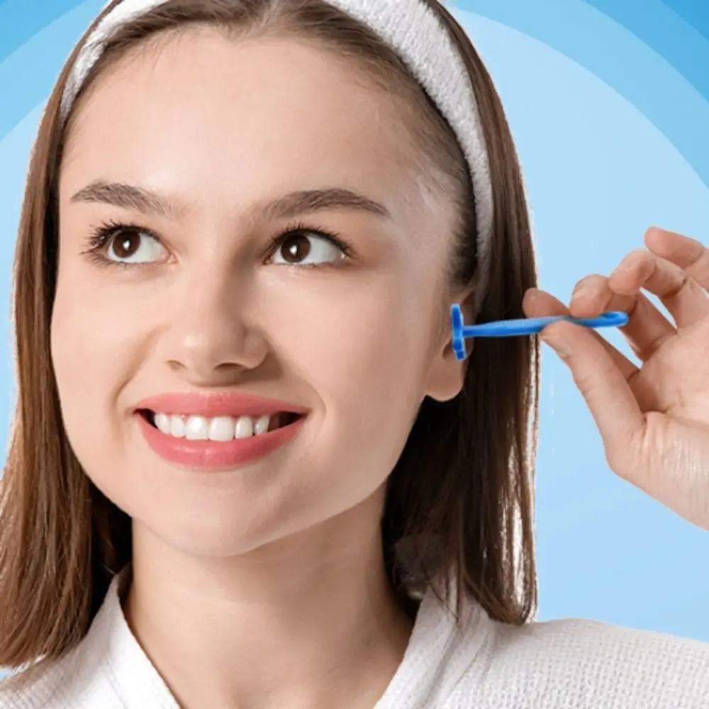 Ear Spoon Soft Ear Cleaner Spoon with Safe Guard Non-slip Ear Wax Remover ABS Superlight Ear Wax Clean Tool Hygiene - Image 4