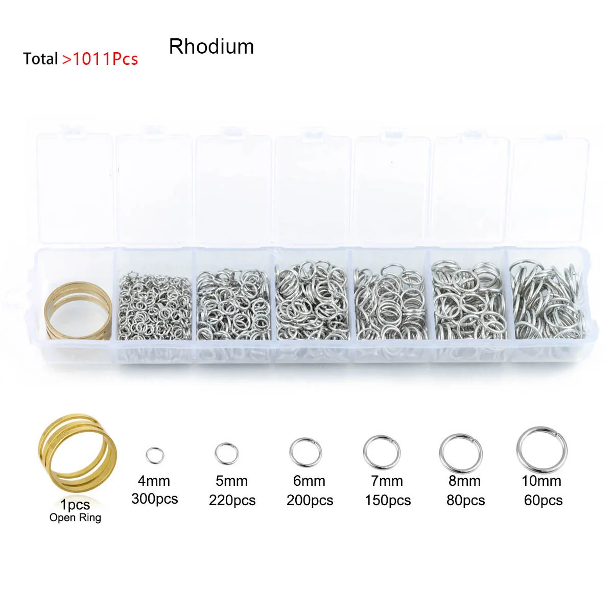 1 Box Open Jump Rings Set for DIY Kit