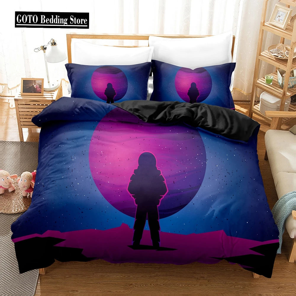 

Planet Space Earth Bedding Sets Full King Winter Duvet Set Bed Cover Cotton Galaxy Bedroom Housse De Couette cover sets for bed