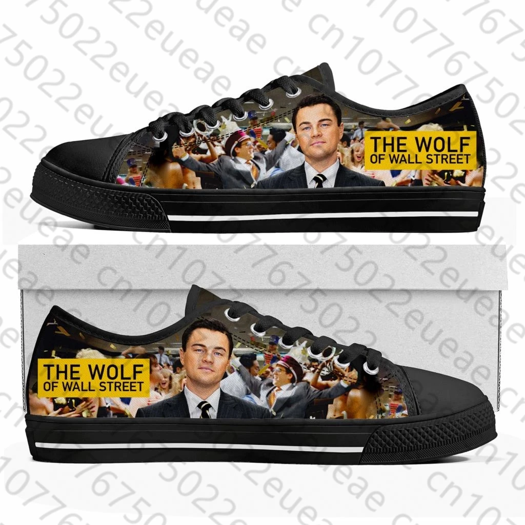 Wolf of Wall Street Low Top Sneakers Mens Womens Teenager Leonardo DiCaprio Canvas Sneaker couple Casual Shoes Customize Shoe