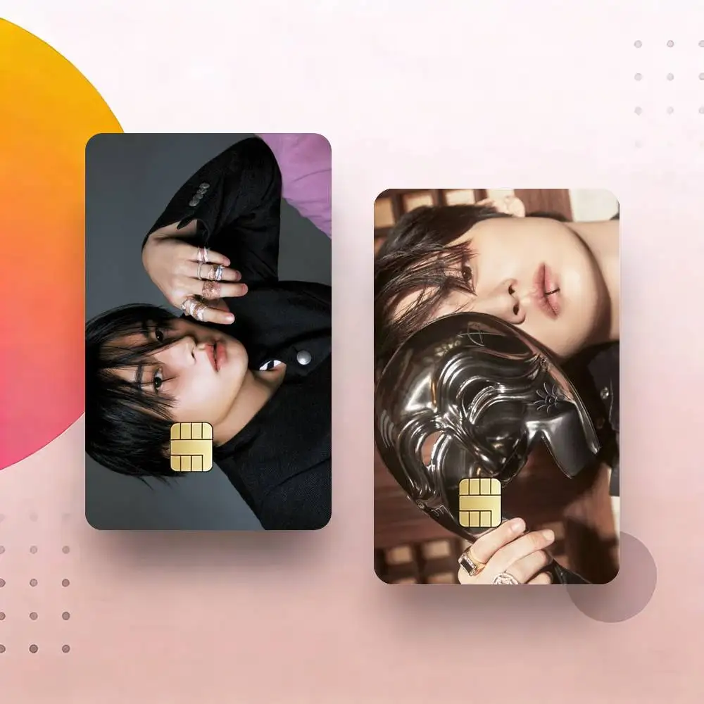 

Kpop Idol L-Lee K-Know Sticker Decoration Creative Bank Card Bus Metro Waterproof Sticker