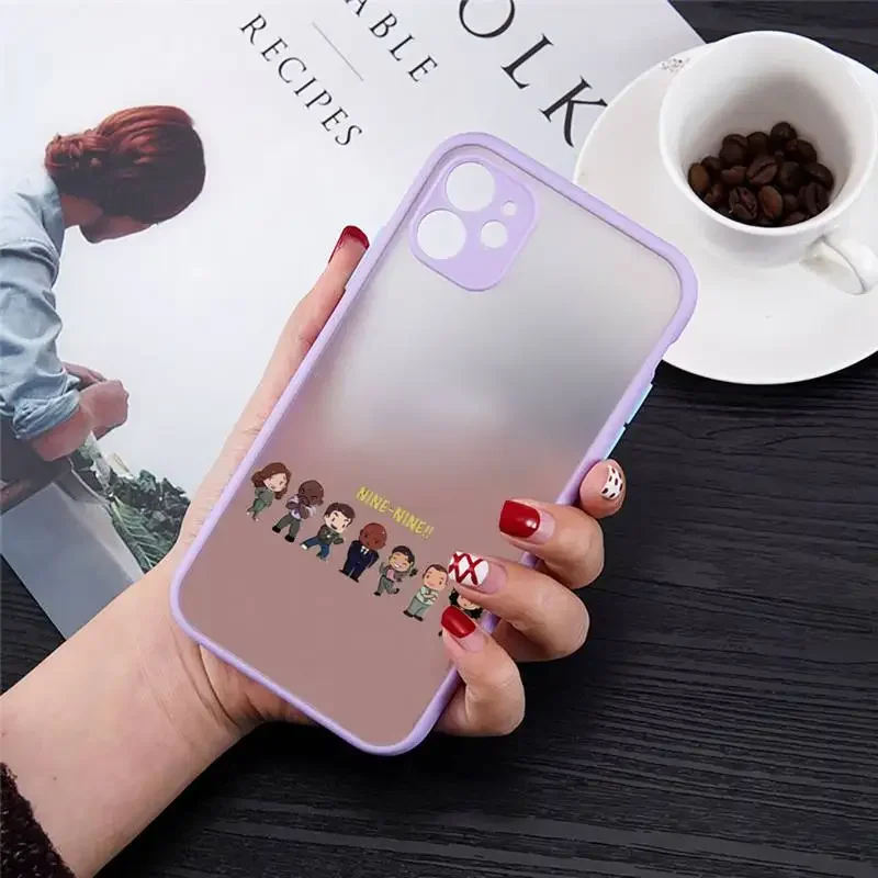 Fashion Brooklyn Nine Nine 99 Phone Case for IPhone 12 11 13 14 15 Pro XR XS MAX SE2 7 8Plus X Hard Matte Transparent Back Cover