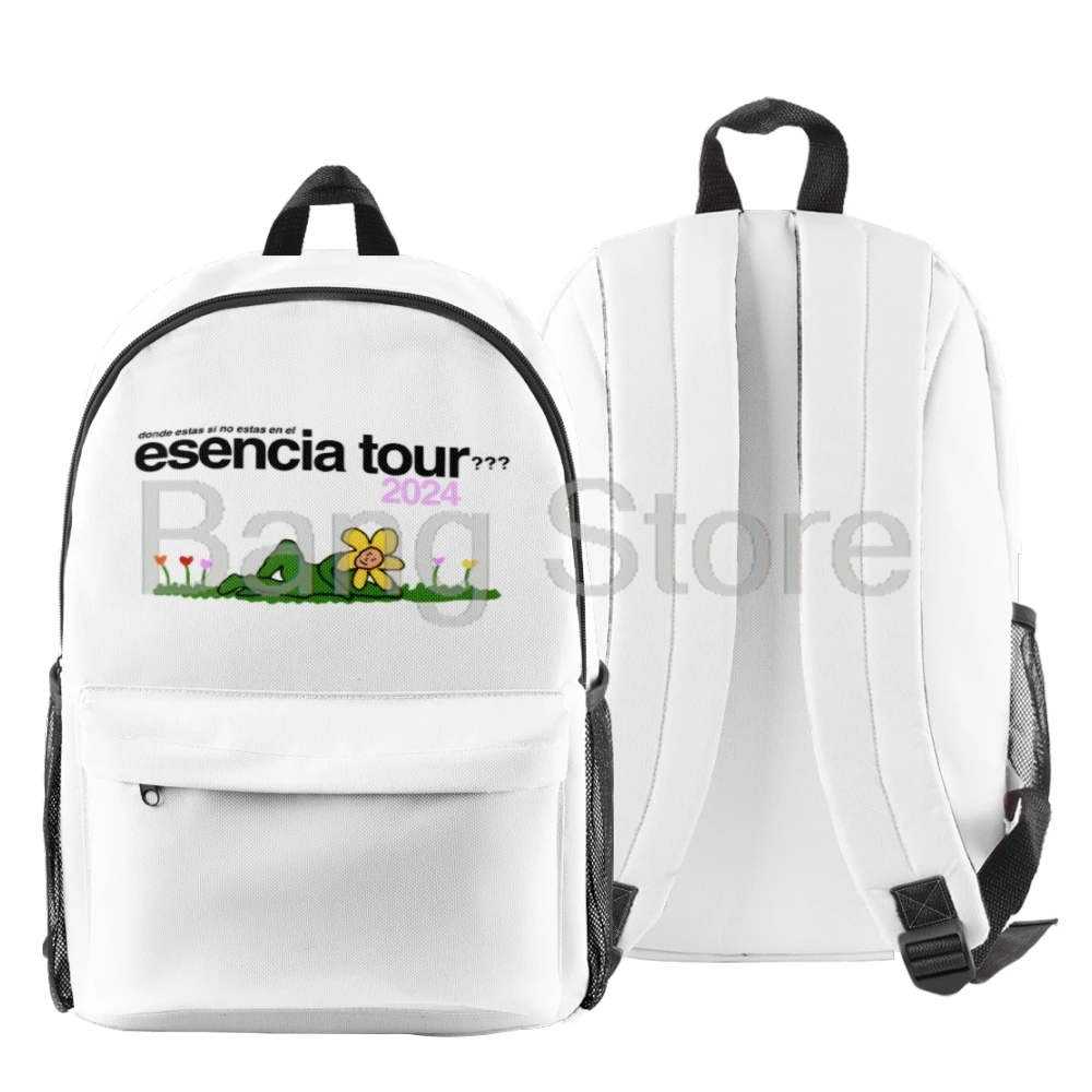 Humbe Esencia Tour Un Descanso Backpack Women Men Shoulders Bag Casual Streetwear Daypack Unisex Travel Bags