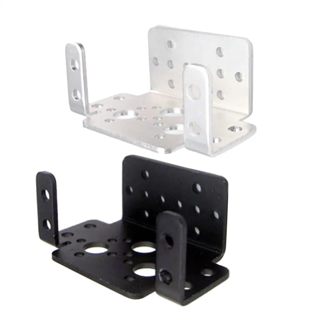 Hard Aluminum Steering Gear Bracket Durable Servo Mount for Robotic Manipulator Robot PTZ Bracket DIY
