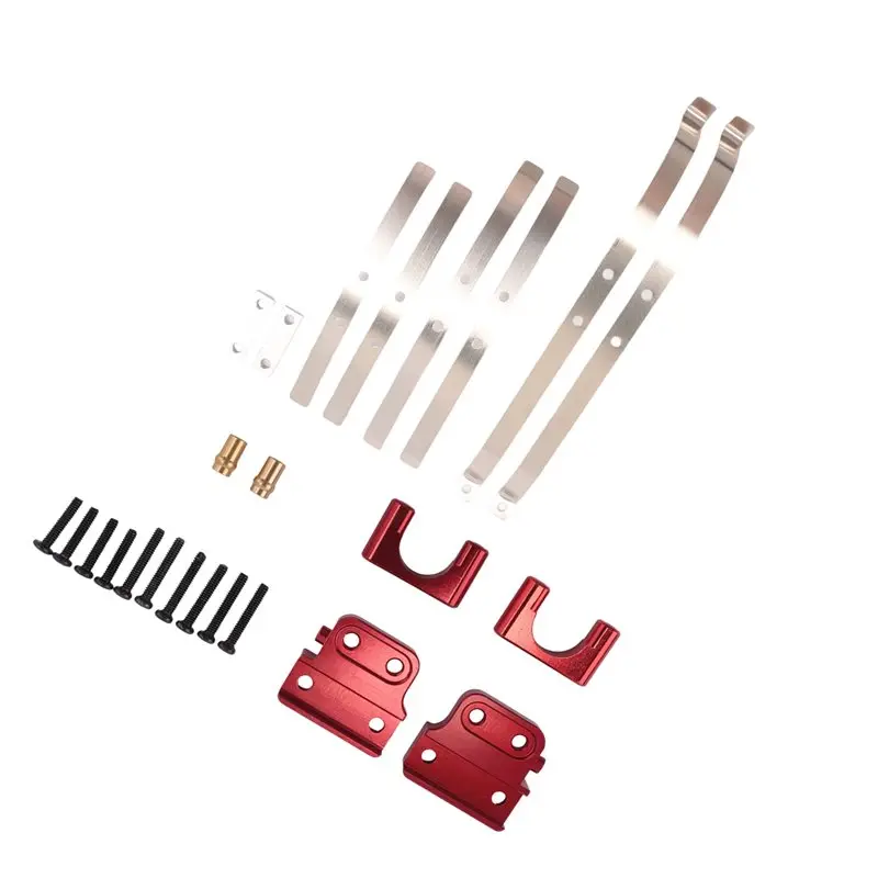 ABXE-For MN 1/12 MN82 LC79 RC Car Spare Parts Metal Upgraded Rear Axle Spring Fastenings Kit