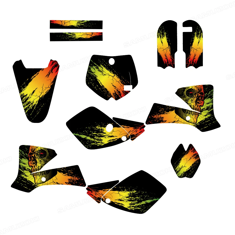 

Motorcycle Full Fairings Graphics Kit Decals Stickers for SX65 2002-2008 Background Fit 2002 2003 2004 2005 2006 2007 2008