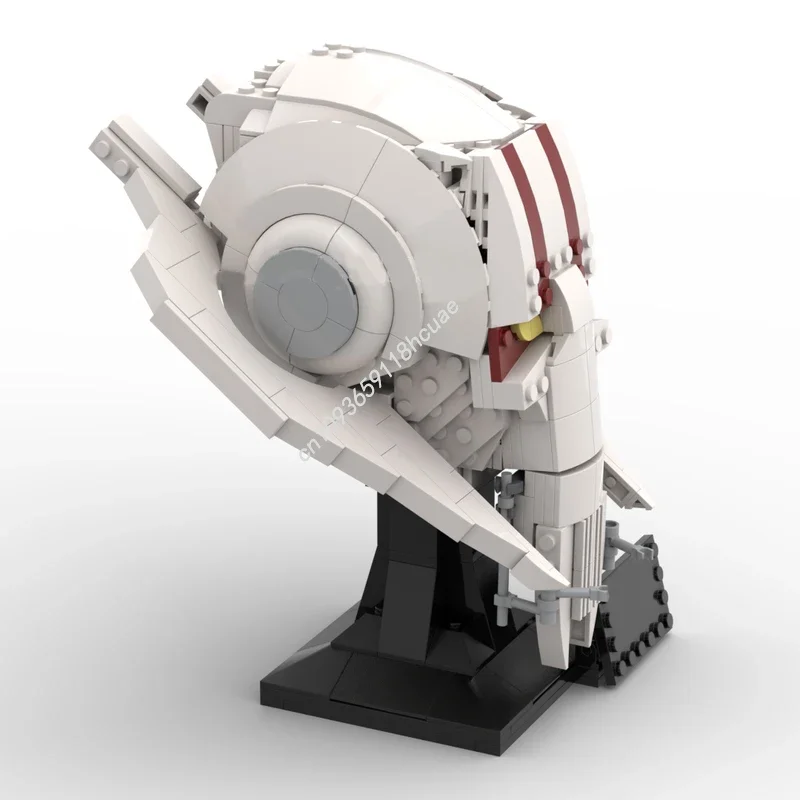 مجموعة خوذة غريفيوس من فيلم حرب النجوم 405 قطعة، نموذج مشهور، مكعبات بناء إبداعية للأطفال، هدية يدوية الصنع