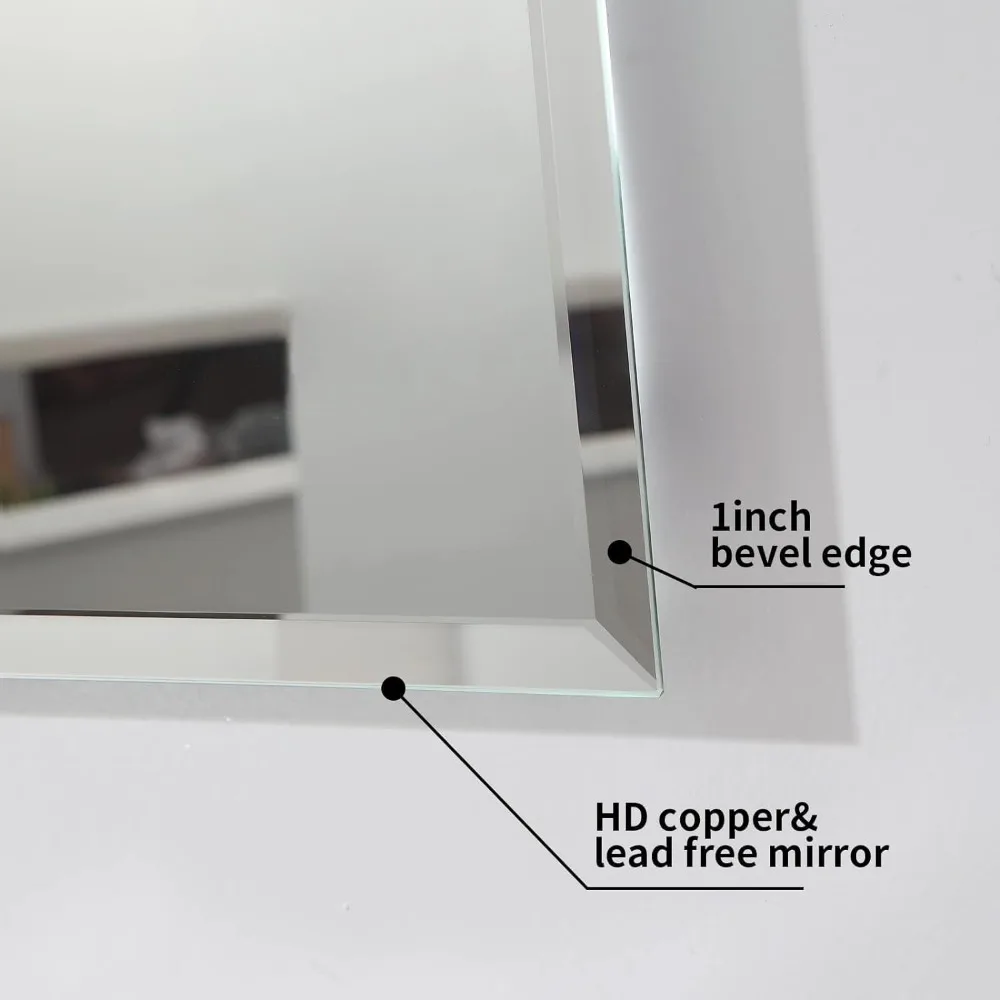 Beveled mirror 48 