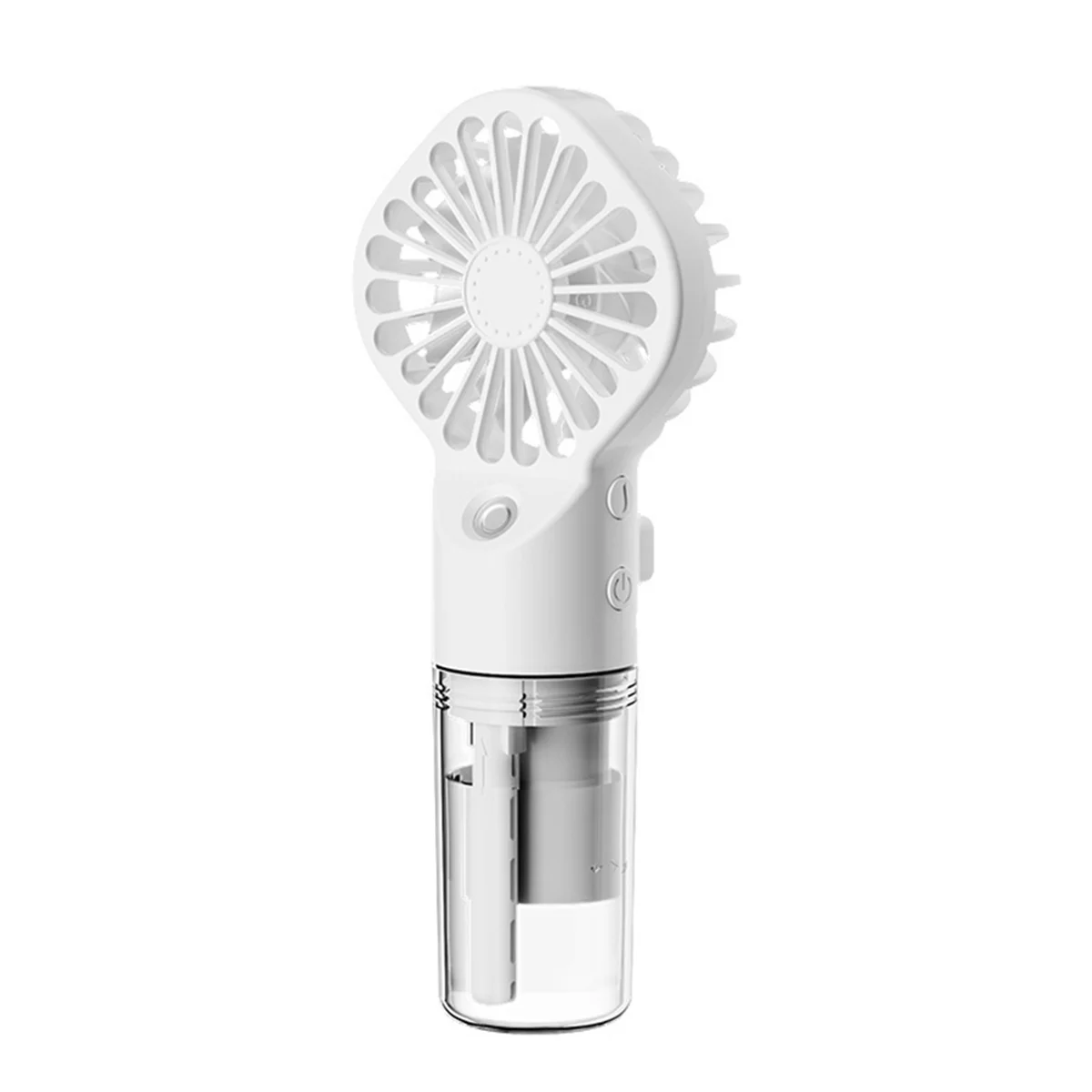 Draagbare Draagbare Spuit Ventilator Waterspray Mist Ventilator Student Slaapzaal Mini Fan Zomer Benodigdheden Outdoor Koeling Tool, Wit