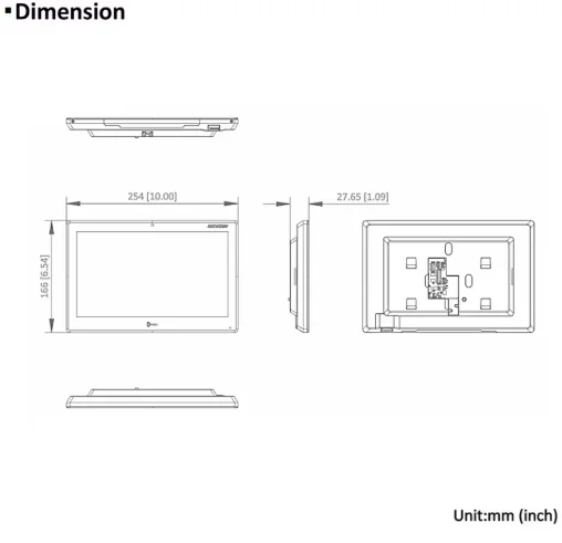 Hikvision Original DS-KH9510-WTE1 Android Video Station Indoor 10.1Inch Open platform for the third-party software integration