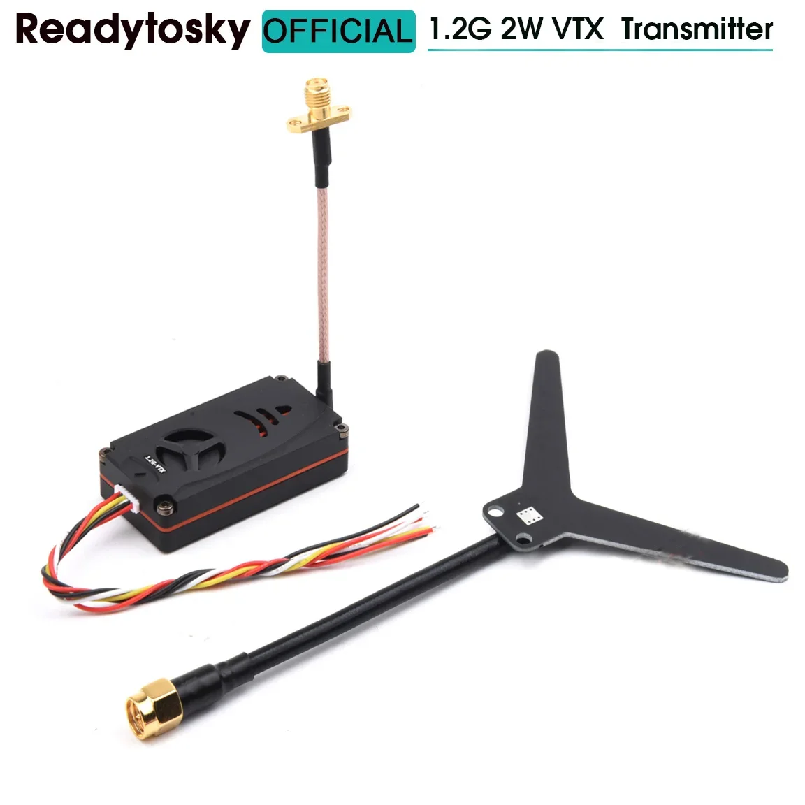 FX112T 1.2G 1.2GHz 2W PIT/25m/400mW/600mW/1W/2W VTX Switchable Video Transmitter Transmitting Module For FPV Long Range Frame