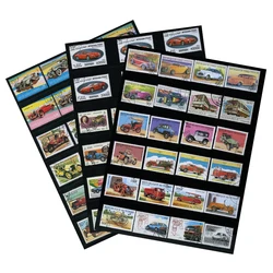 50 PCS Different Topic Car Track Postage Stamps With Post Mark Collection