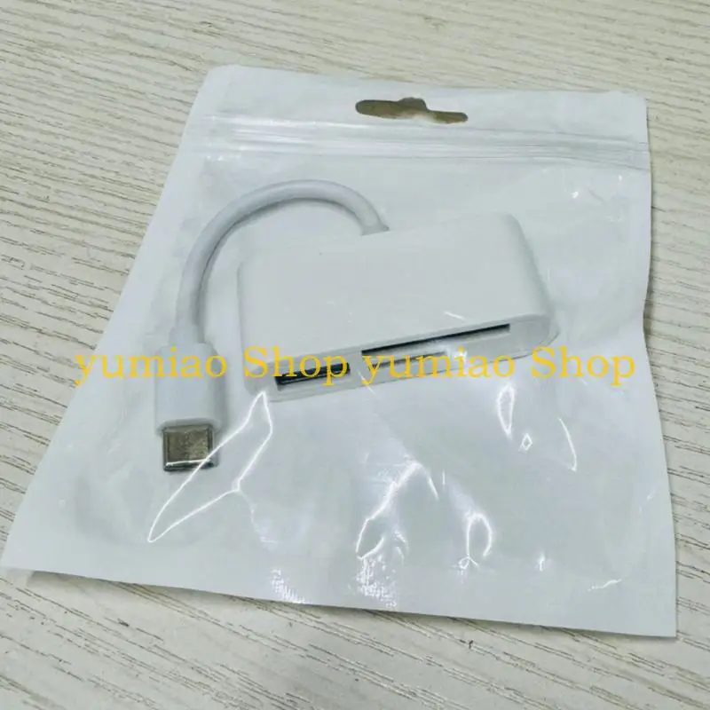 587B 3 in 1 Memory Card Reader USB C Card Reader for TF Card Reader Adapter with USB