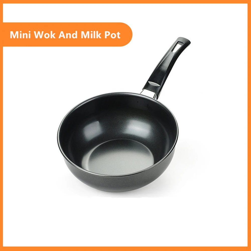 Mini Suppe Pfanne Bratpfanne Kochen Pfanne Antihaft Eisen Bratpfanne Pfannkuchen Ei Pfanne Mit Küche Kleine Werkzeug Lange Stiel Bratpfanne