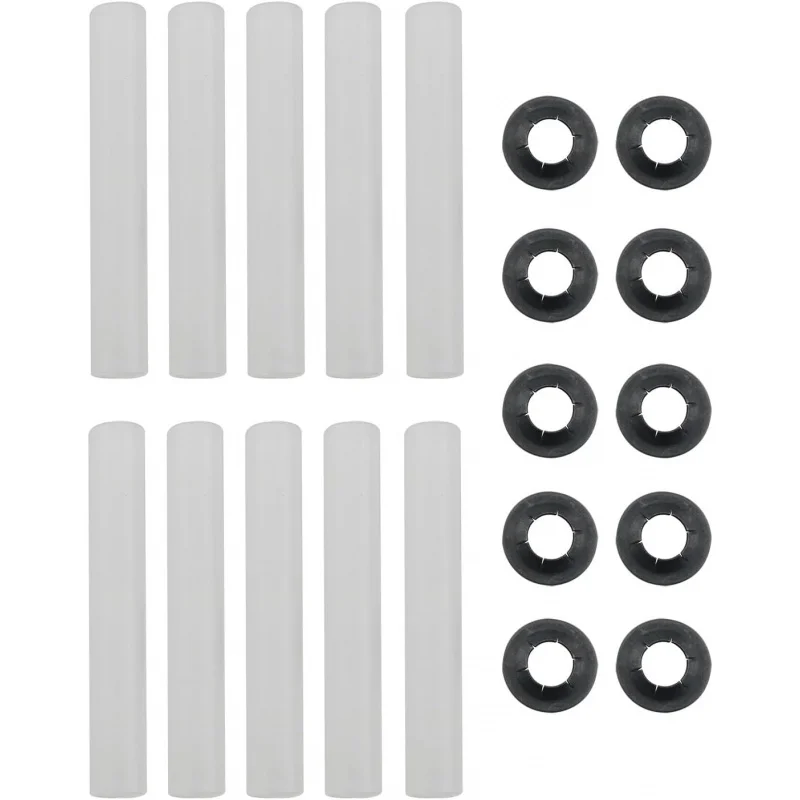 10 ชิ้นบานพับประตูโรงรถเงียบแขนลูกกลิ้ง + ลูกกลิ้งเพลาอ่อนนุชแบริ่งความแม่นยําโหลดสูงชุด