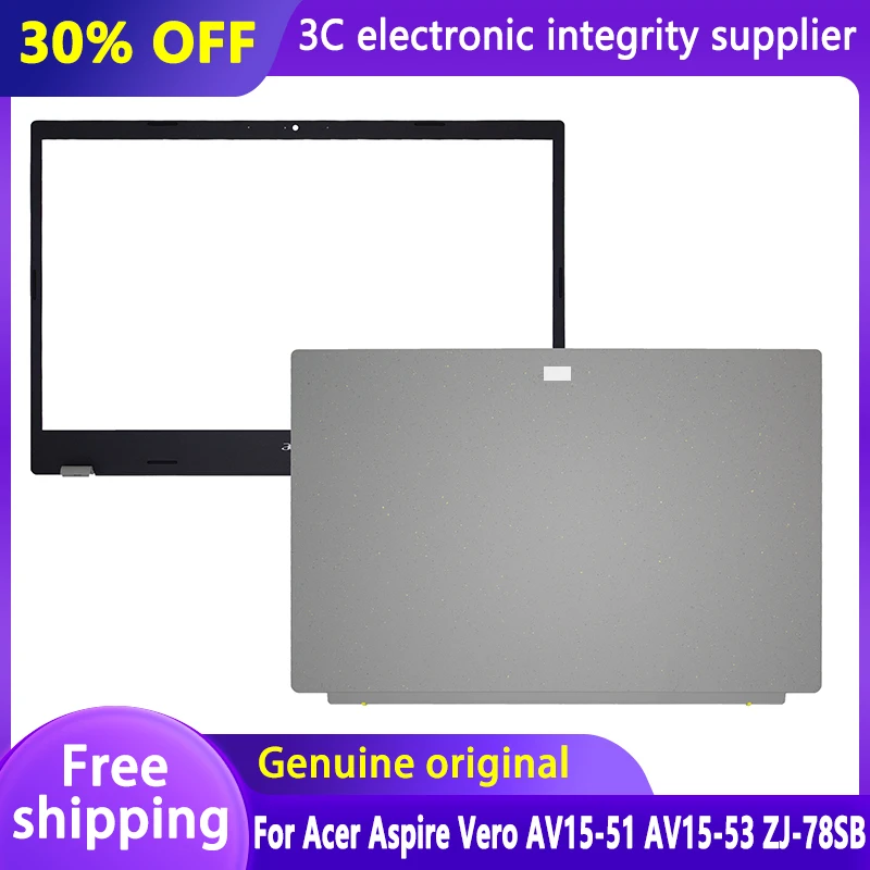 

For Acer Aspire Vero AV15-51 AV15-53 ZJ-78SB Original Laptop Case LCD Back Cover/Front Bezel Top Housing Rear Lid 60.AYCN2.004