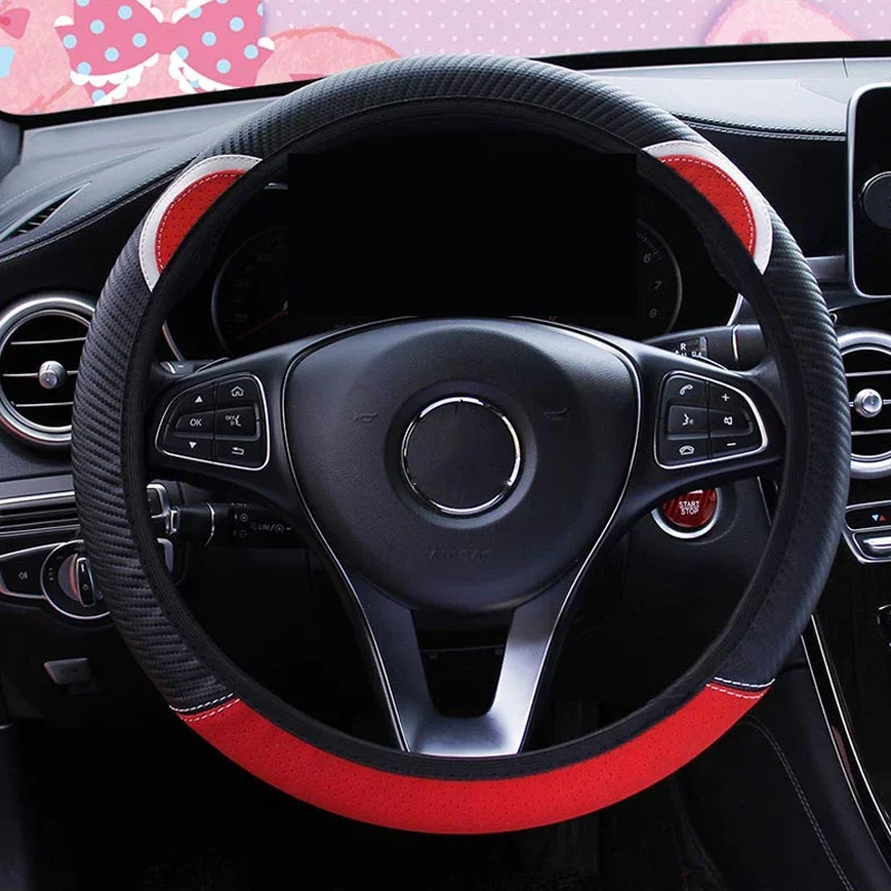 Cute Cartoon Cat Ear Steering Wheel Cover Universal Car-styling Car Steering-Wheel Handle Covers Auto Decoration