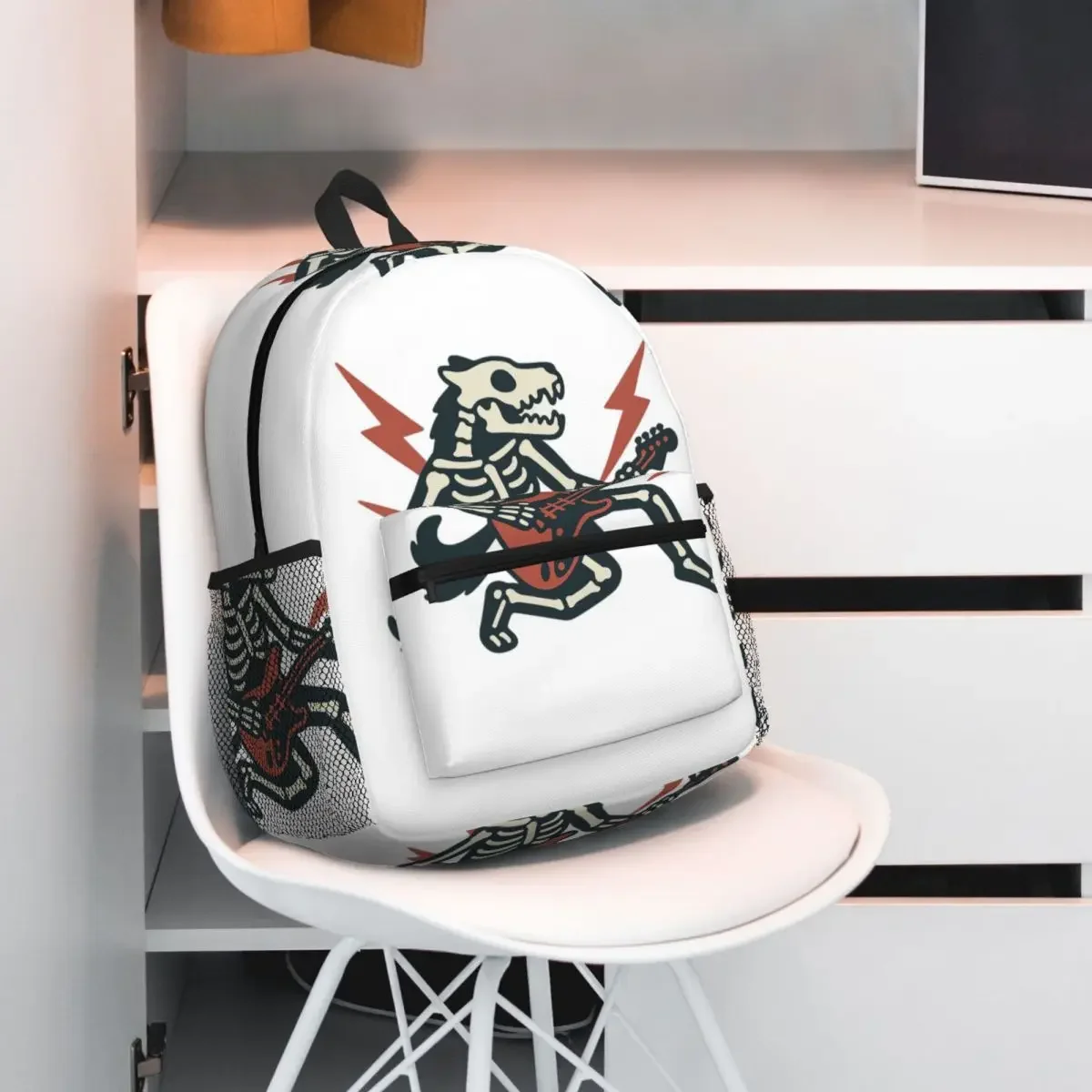 

Рюкзак Rock 'n Bone Dire Wolf, рюкзак большой емкости для мальчиков и девочек, школьная сумка, сумки на плечо для мужчин и женщин