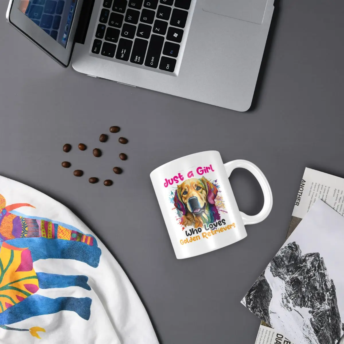 Mark Cup Mug Just A Girl Who Loves Golden Retrievers Dog Canine Lover Coffee Mugs Tea Milk Water Cup Travel Mugs For Office Home image 5