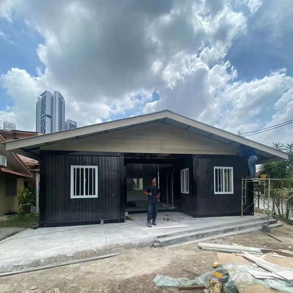 مكتب منزل حاوية سهل التركيب مخصص من المصنع مع منزل حاوية مريحة قابل للفصل للمرحاض