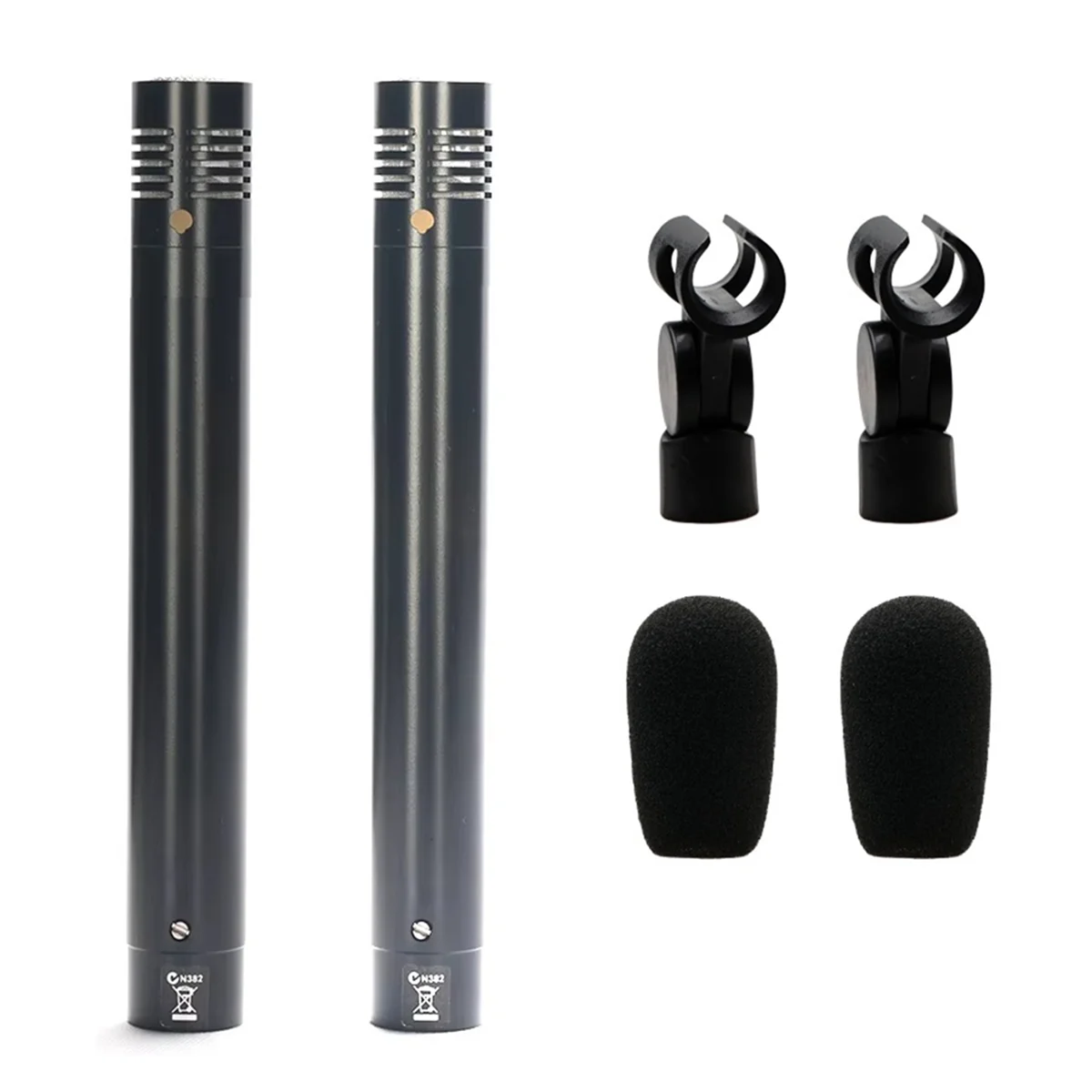FFYY-1 пара C02 конденсаторный микрофон в форме ручки противоударный микрофон с зажимом для фортепиано микрофон ручка инструментальный микрофон B