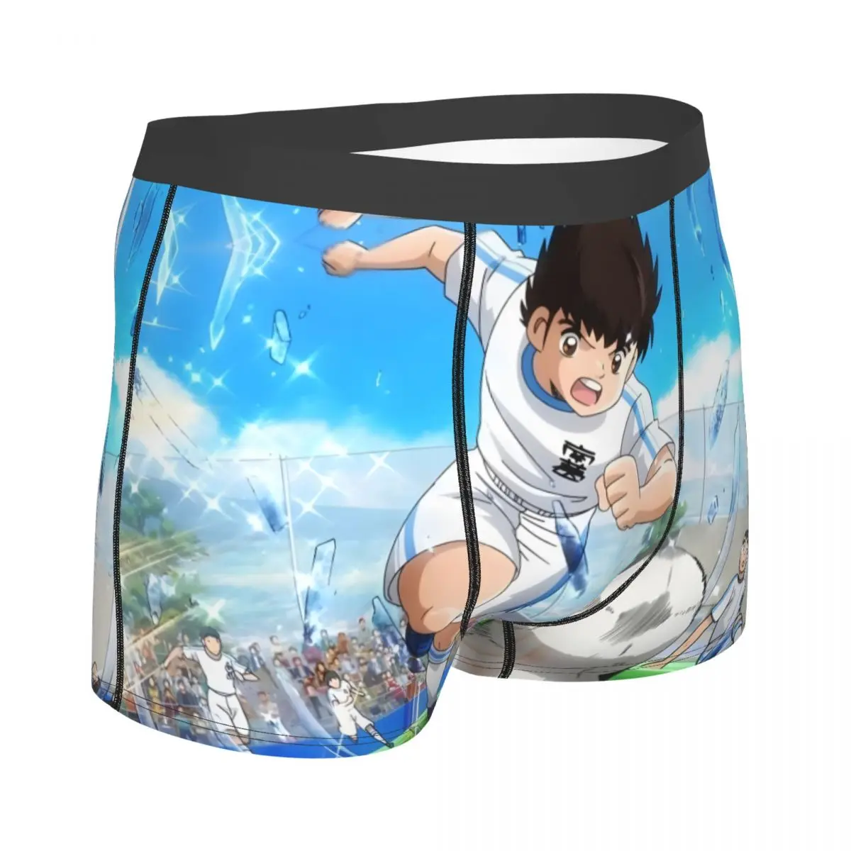 Captain Tsubasa Soccer Anime Shot Underpants Homme Panties Male Underwear Sexy Shorts Boxer Briefs