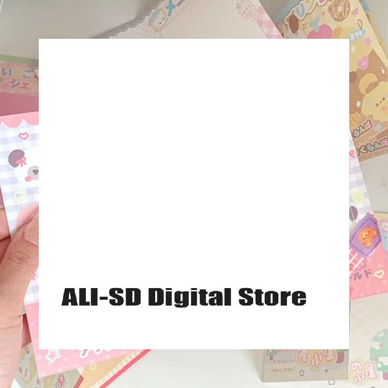 10PCS Korean Ins Fashion Cute Kpop 3-inch Photo Card Back Card Foldable Card Holder Fix Decor Paper Board DIY Packing Material
