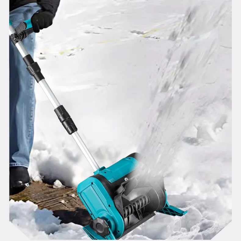 Power Garden Tool 21V Snow Thrower 12000mah Snow Blower Rechargeable Lithium Battery Electric Snow Shovel