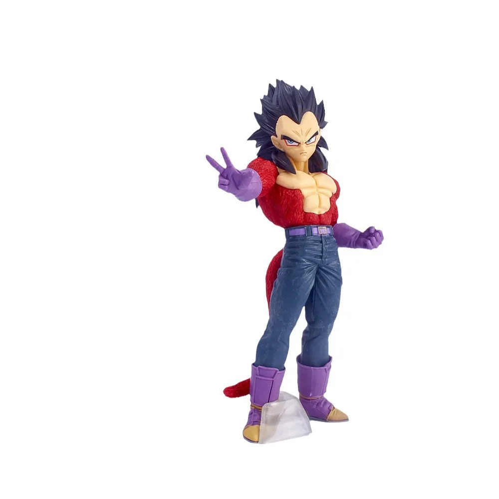 25CM Anime Dragon Ball Vegeta IV GT Super Saiyan 4 Version Model Son Goku Toy Gift Collection Action Figure Doll
